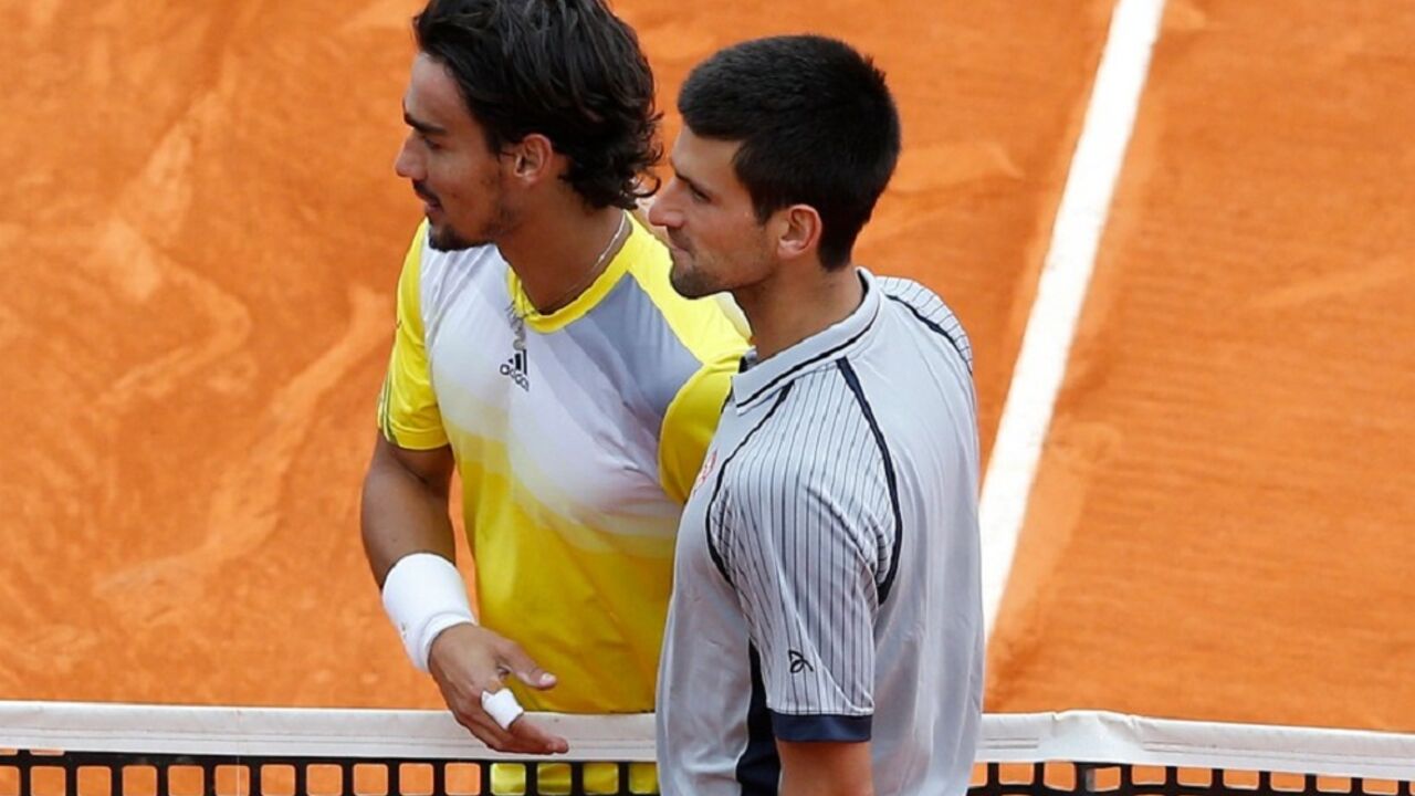Fabio Fonjini, Novak Đoković