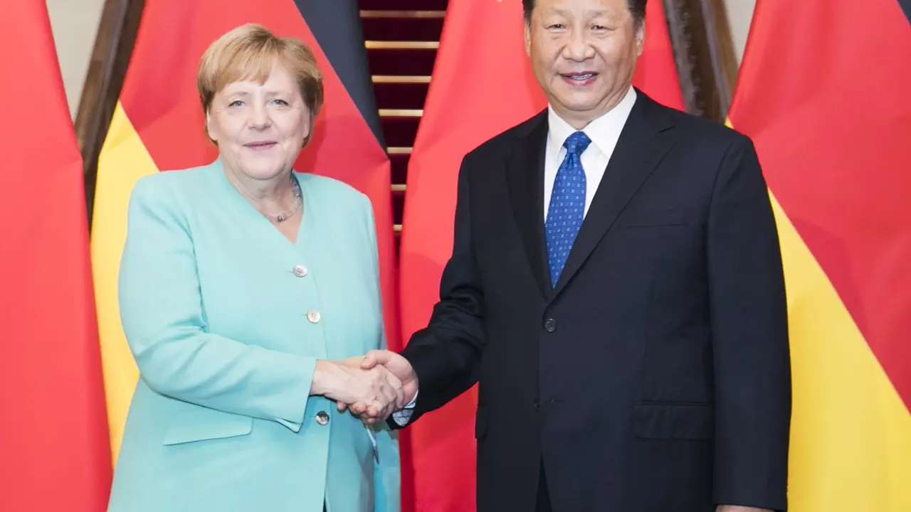 Si Đinping i Angela Merkel