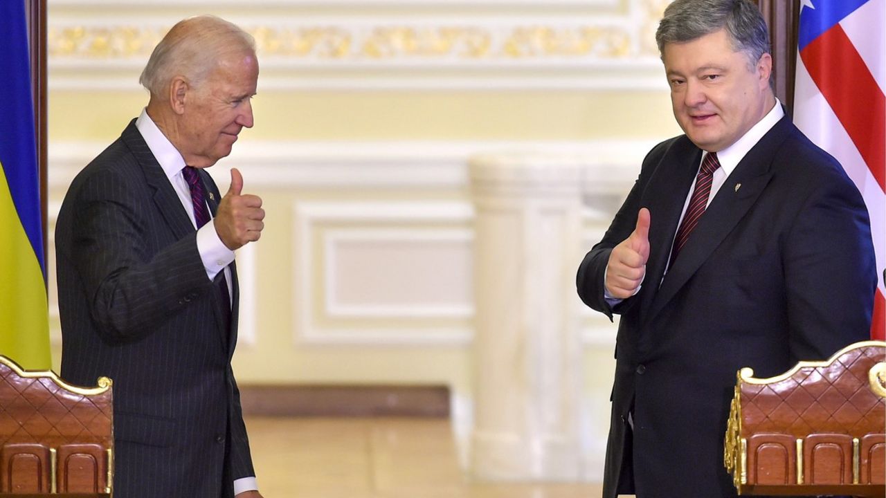 Porošenko i Bajden