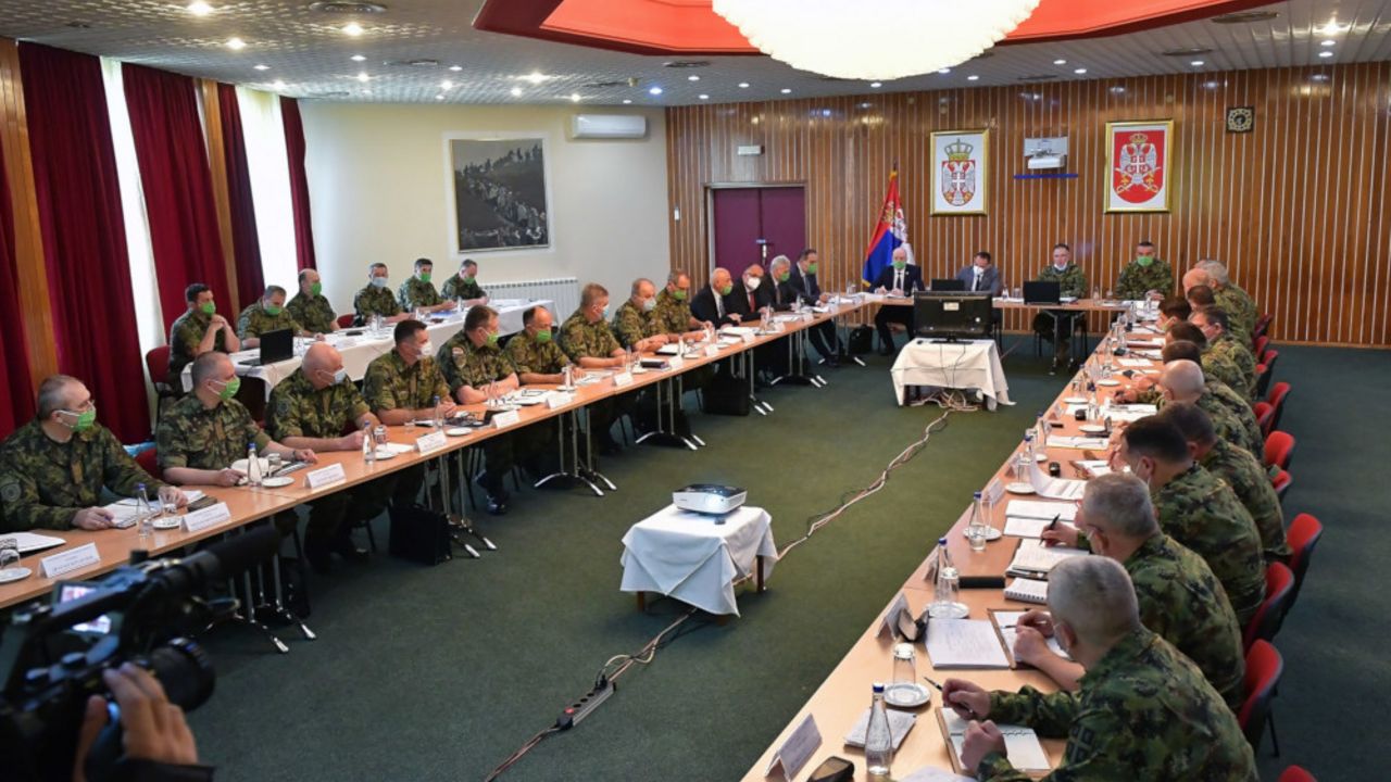Sednica Kolegijuma ministra odbrane i Kolegijuma načelnika Generalštaba