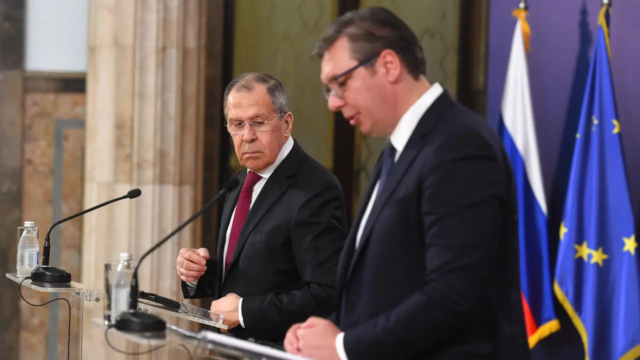 Sergej Lavrov i Aleksandar Vučić