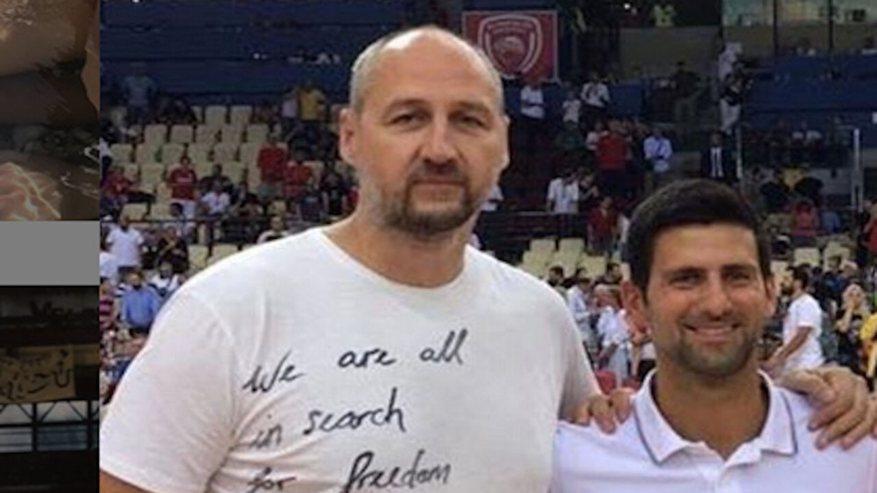 Dino Rađa i Novak Đoković