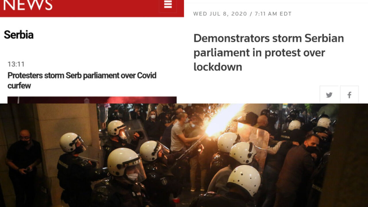protesti u Beogradu