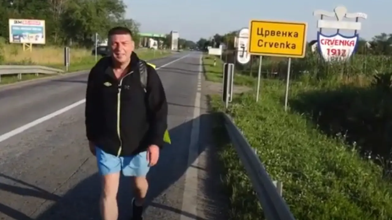 Dragiša Đuričić pešačenje