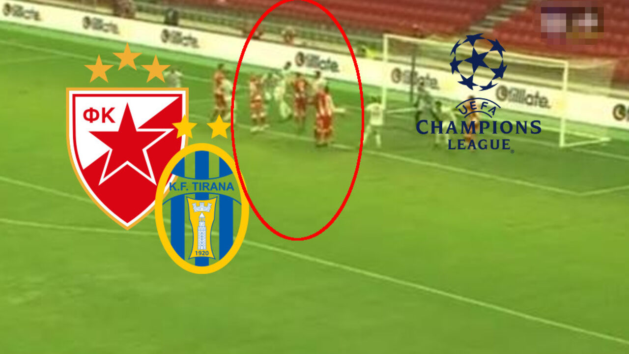 FK Crvena zvezda VS FK Tirana 1:0