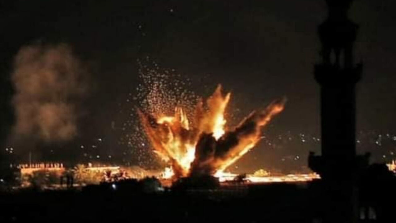 Gaza, eksplozija