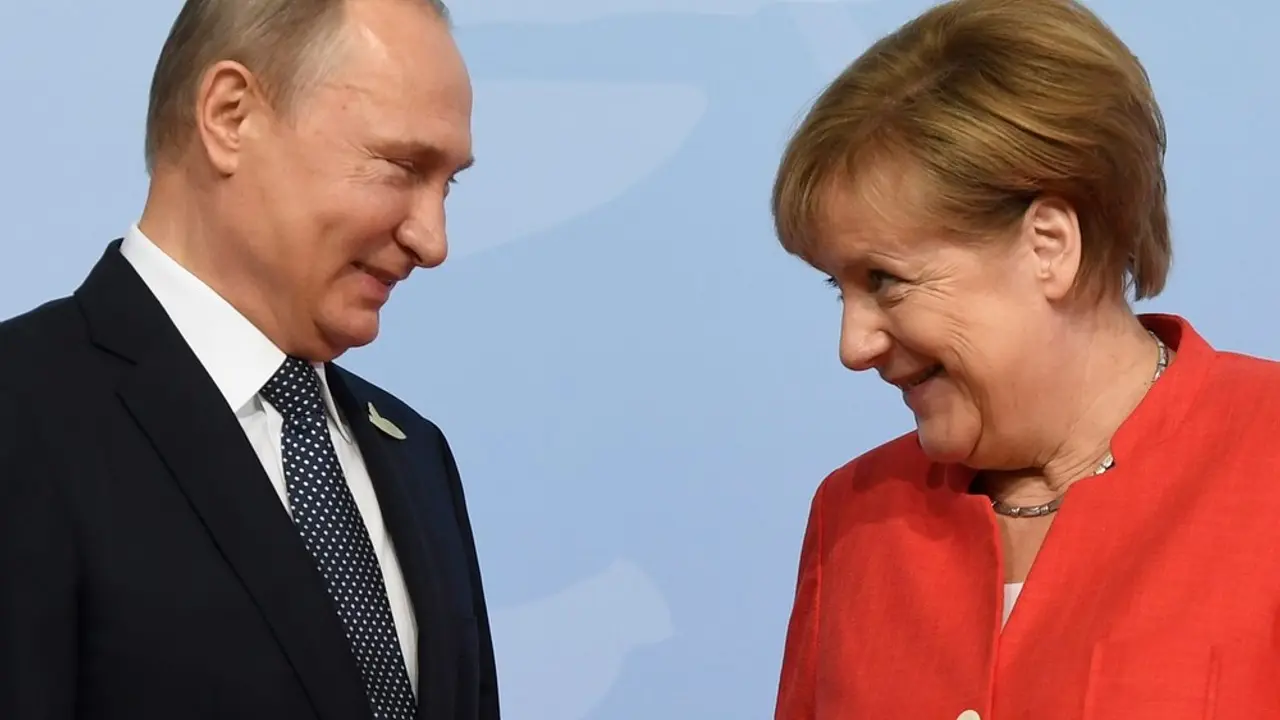 Putin i Merkelova