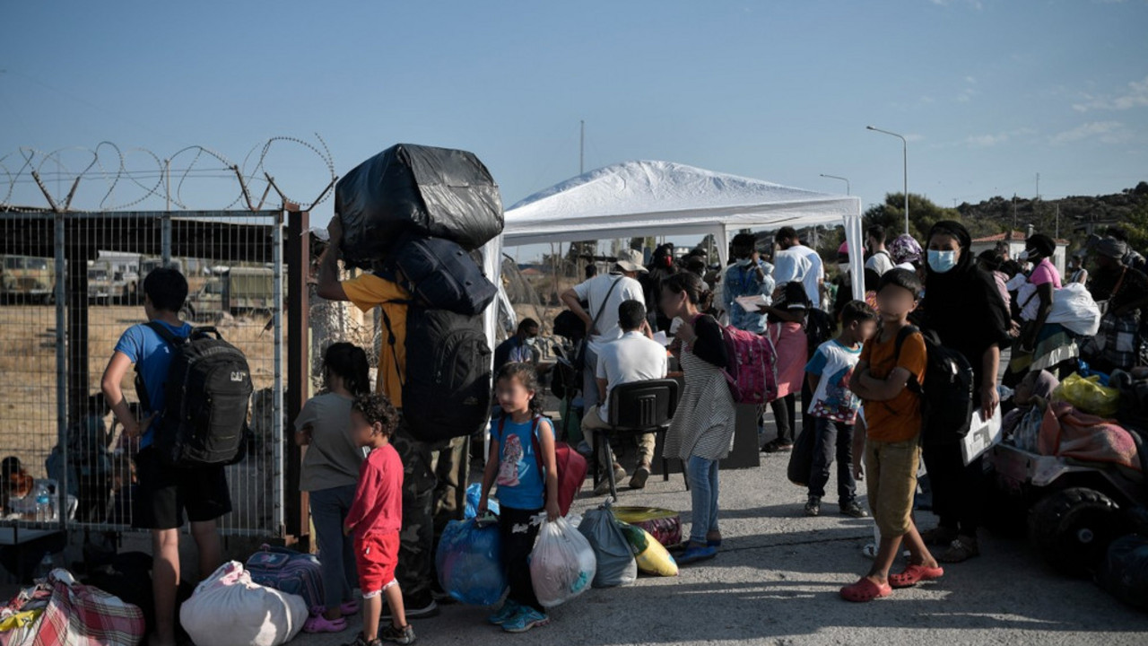 Migranti na Lezbosu