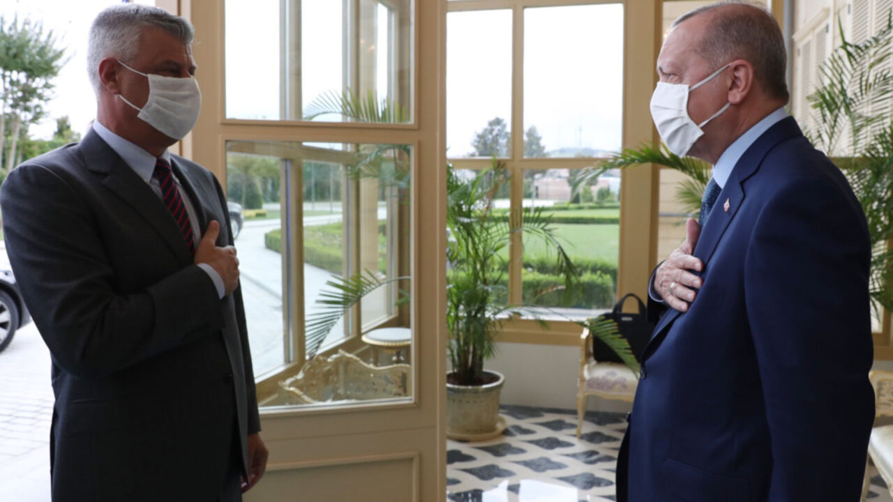 Hašim Tači i Redžep Tajip Erdogan