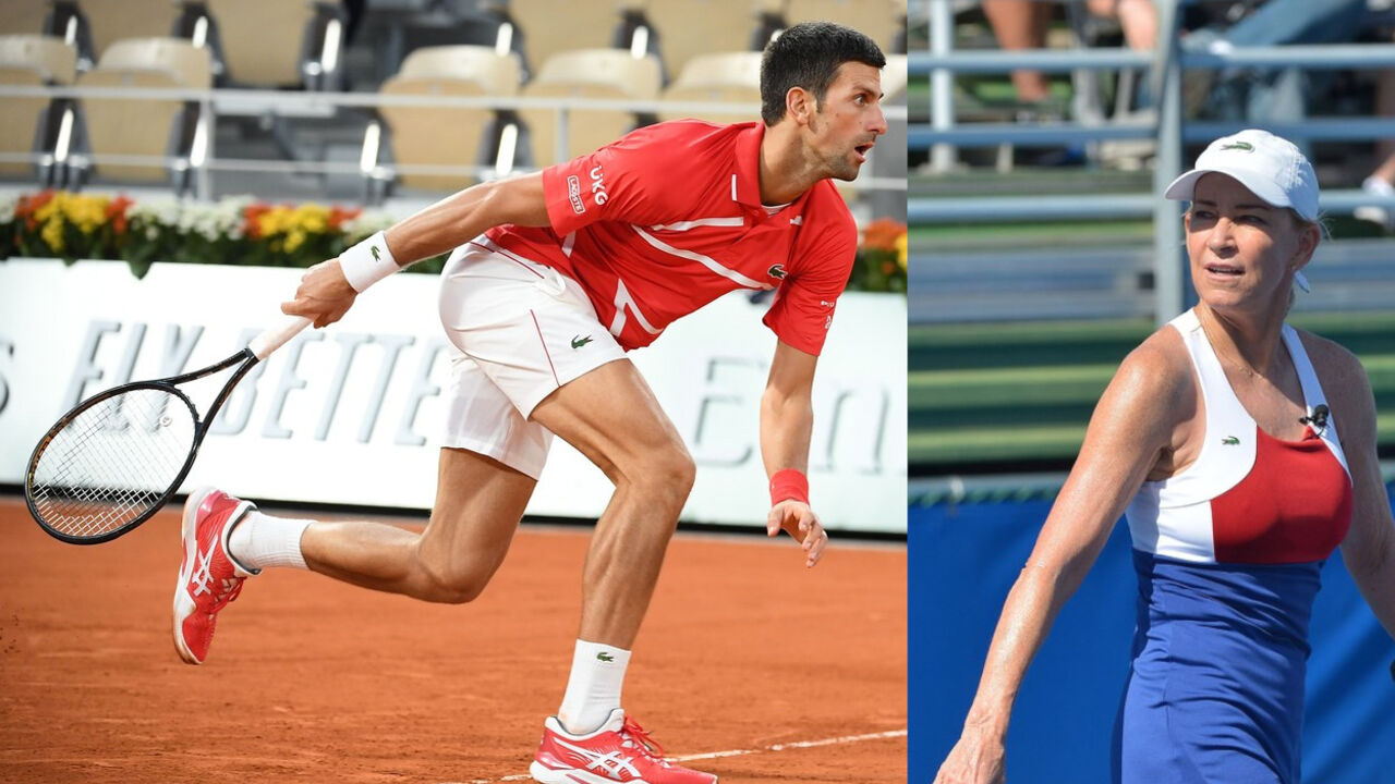 Kris Evert, Novak Đoković