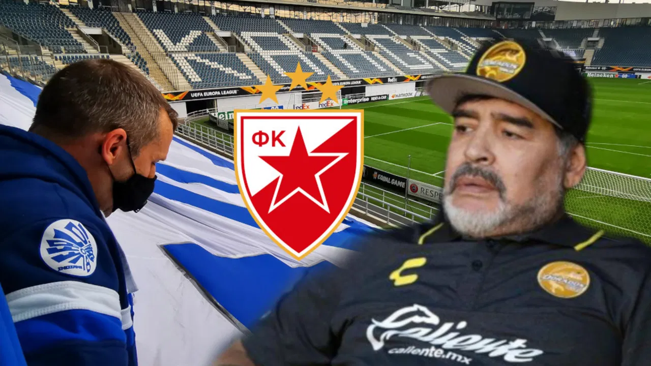 Koreografija na meču Gent - Zvezda