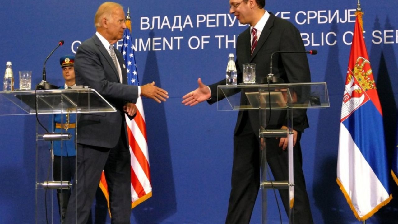 Aleksandar Vučić, Džo Bajden