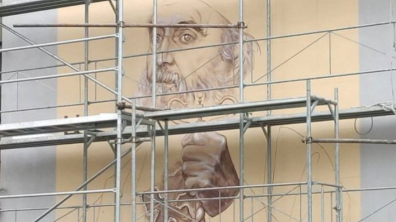 Mural, patrijarh Irinej