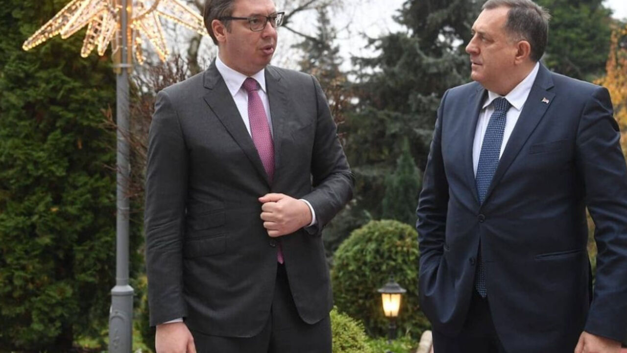 Aleksandar Vučić i Milorad Dodik