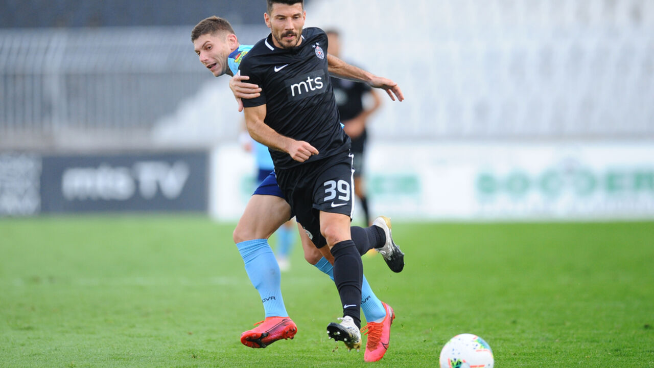 Stefan Jovanović (Bačka) i Miloš Jojić (Partizan)