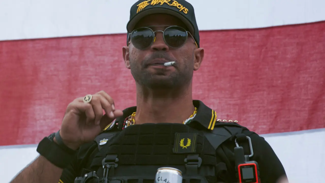 Enrike Tario, vođa ultradesničara "Ponosnih momaka" (Proud Boys)