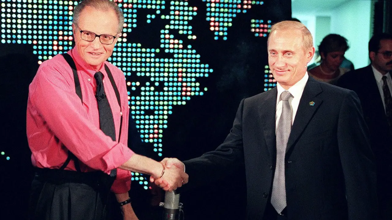Lari King i Vladimir Putin