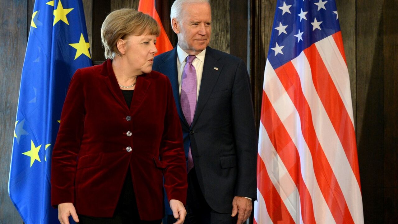 Džo Bajden I Angela Merkel