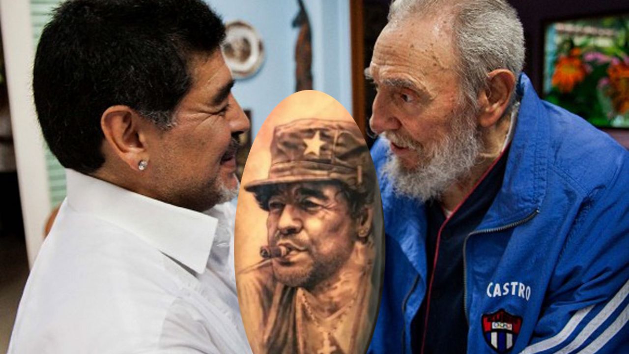 Maradona i Kastro