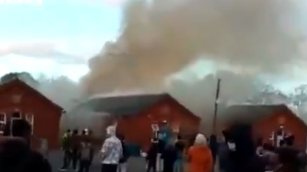 Požar u migrantskom kampu