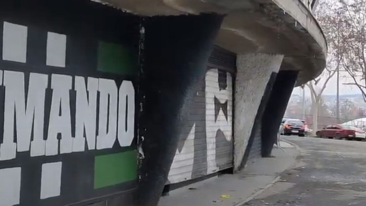 Bunker na stadionu Partizana