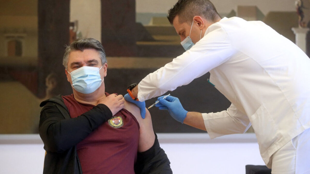 Milanović vakcinacija
