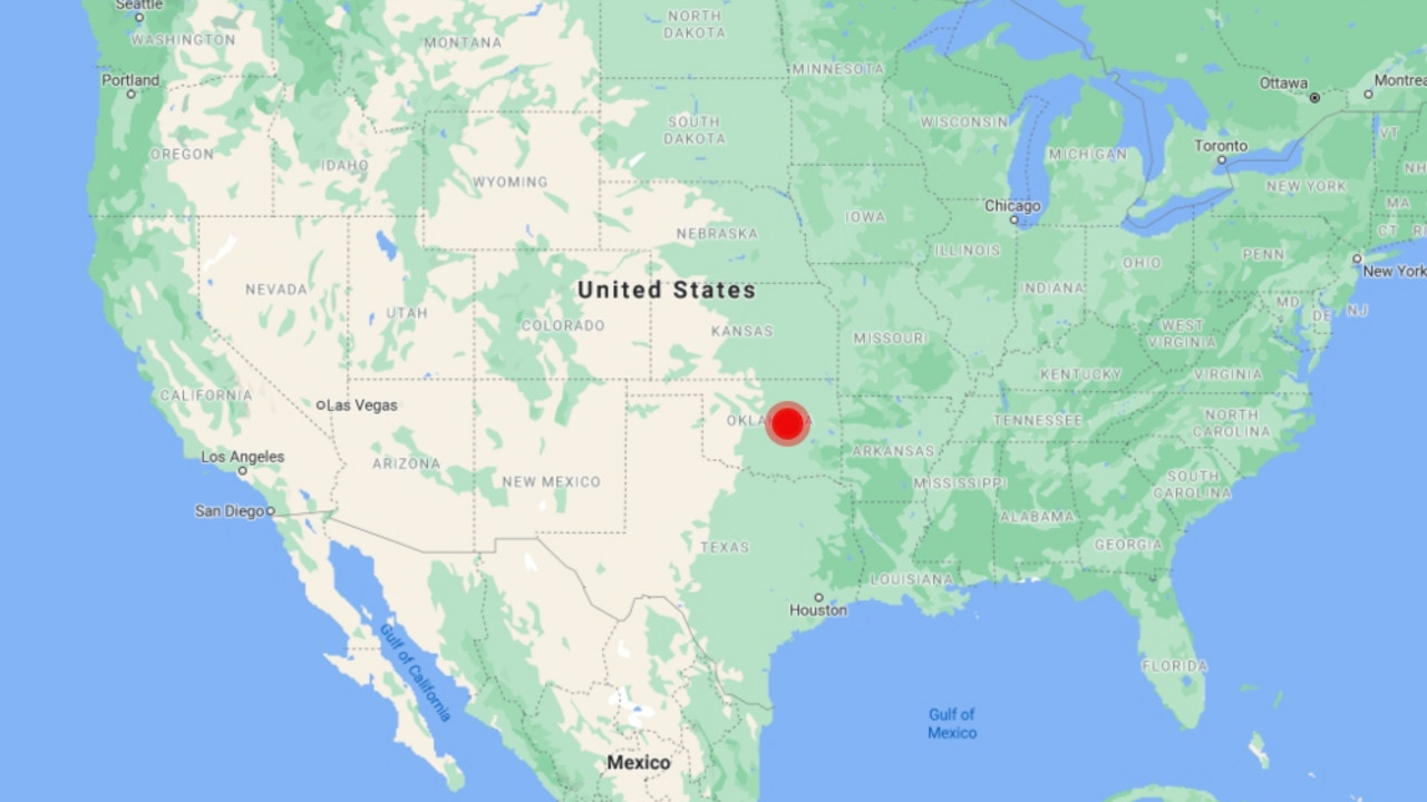 Oklahoma, zemljotres