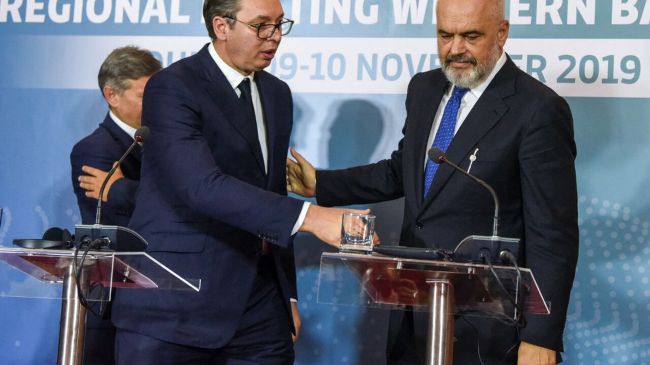 Aleksandar Vučić i Edi Rama