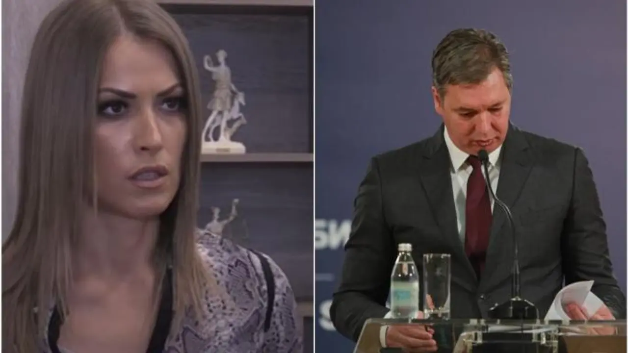 Aleksandar Vučić i Dijana Hrkalović