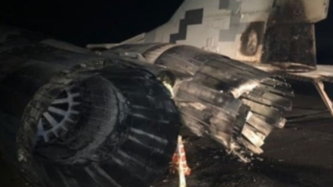 sudar mig29 i automobila, Ukrajina