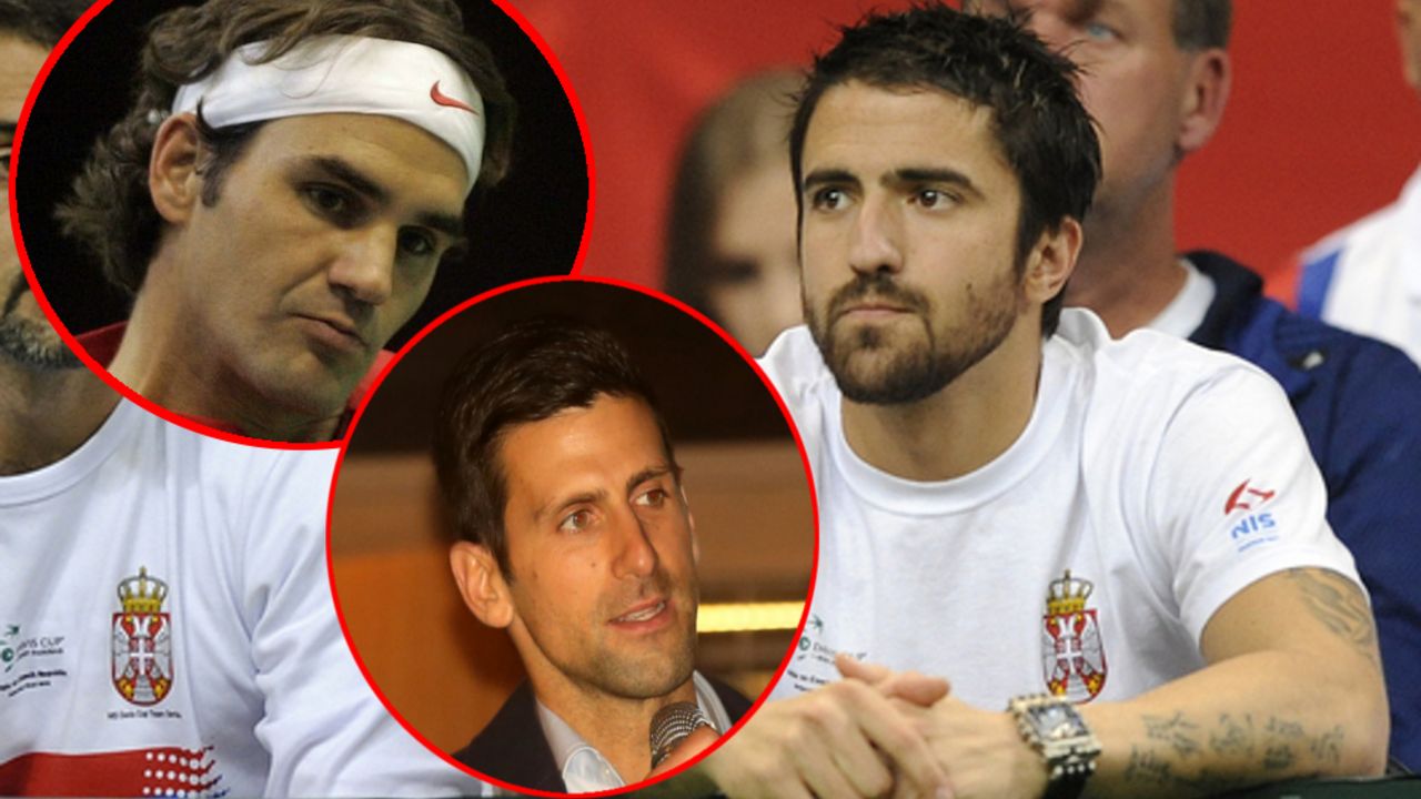 Rodžer Federer, Novak Đoković, Janko Tipsarević