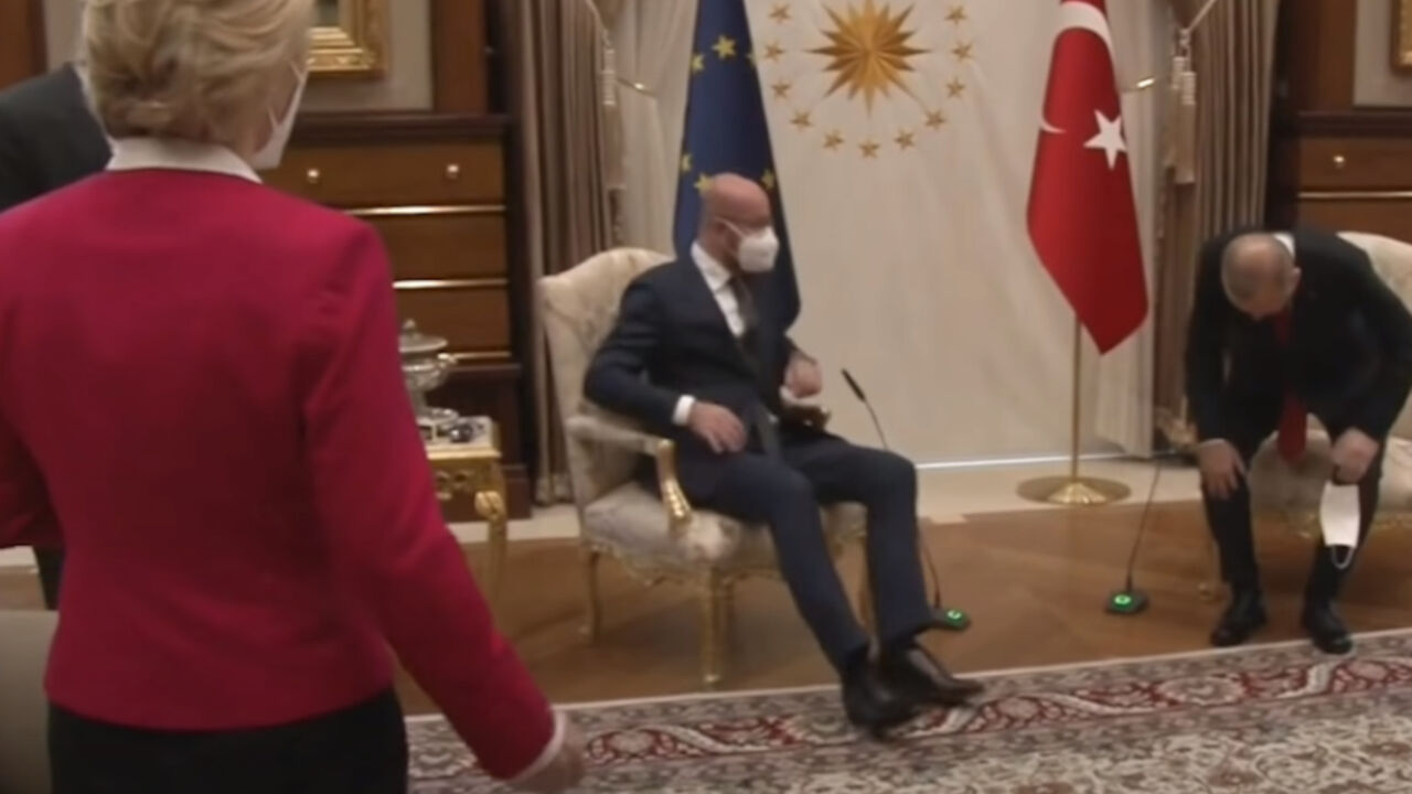 Ursula fon der Lajen, Erdogan i Mišel
