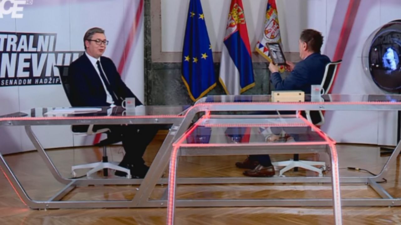 Aleksandar Vučić i Senad Hadžifejzović