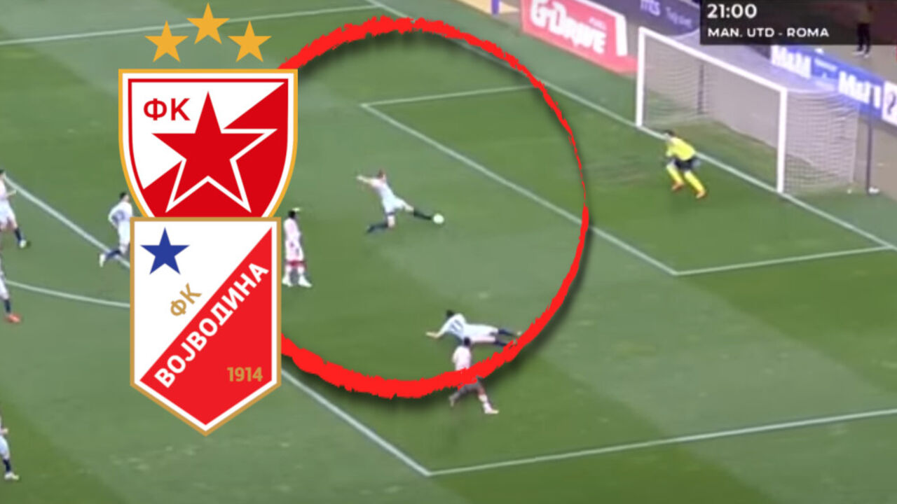 Autogol na meču Zvezde i Vojvodine