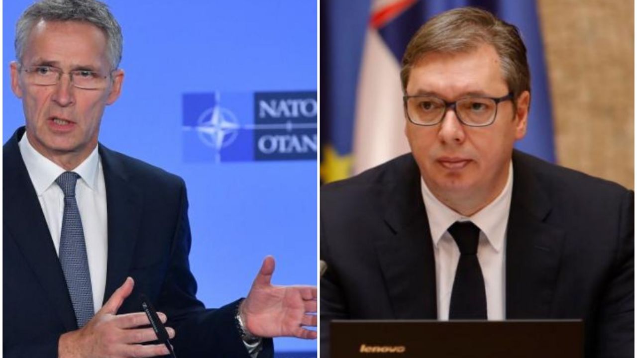 Aleksandar Vučić i Jens Stoltenberg