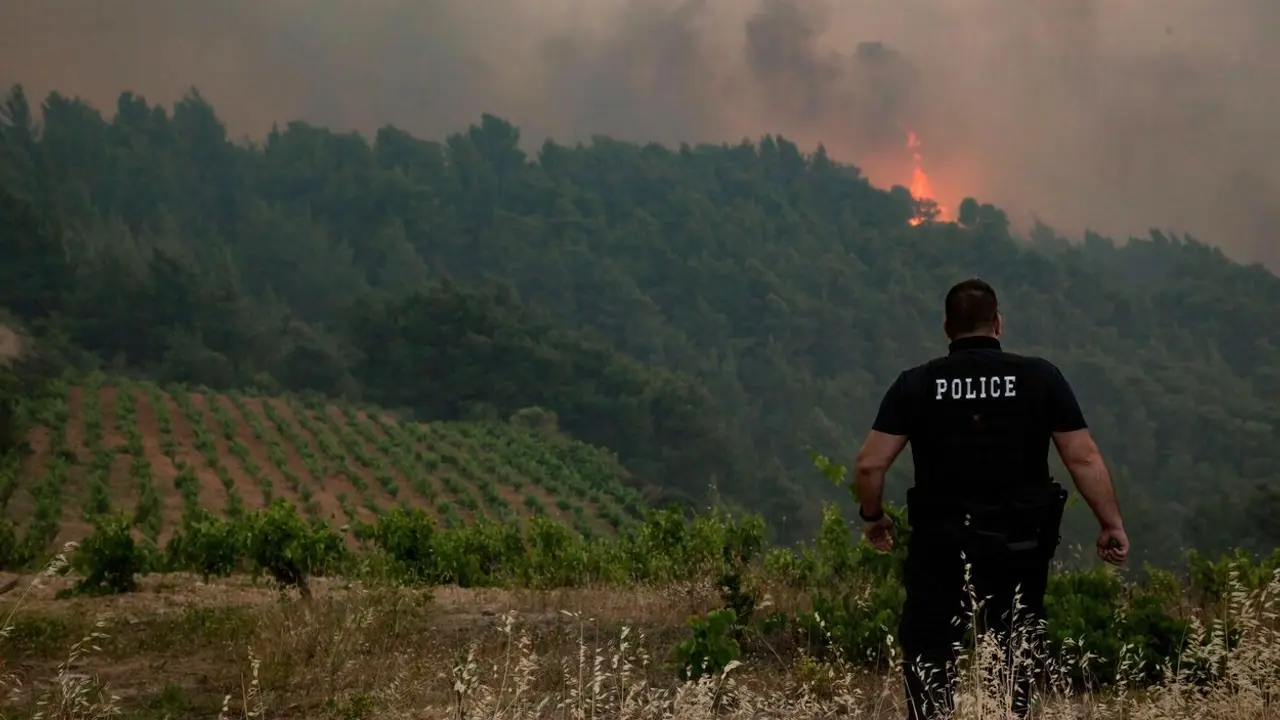 Požar, Grčka