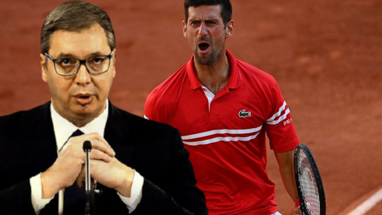 Aleksandar Vučić i Novak Đoković