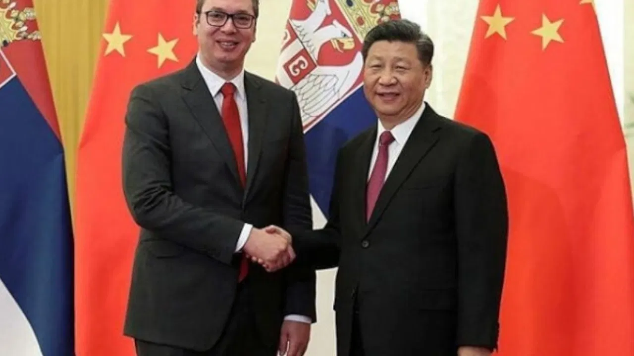 Aleksandar Vučić i Si Đinping
