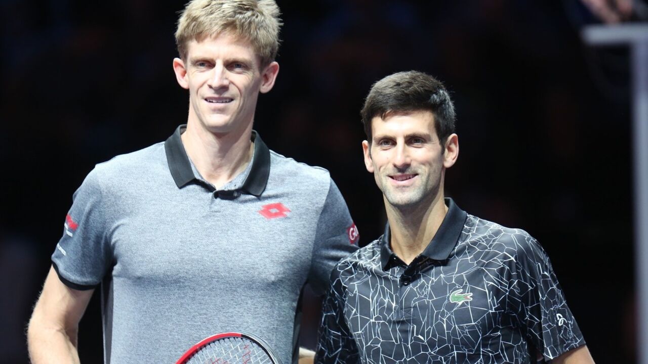 Kevin Anderson i Novak Đoković