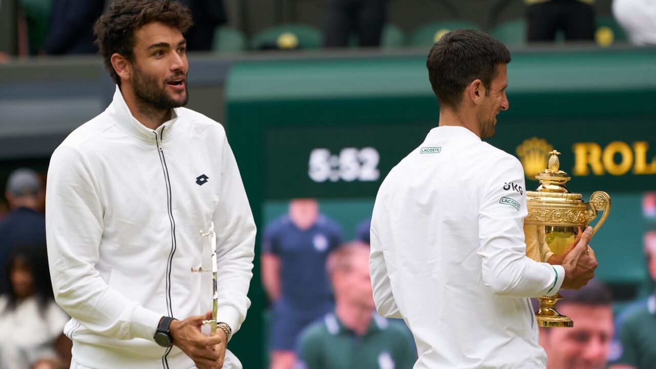 Mateo Beretini, Novak Đoković