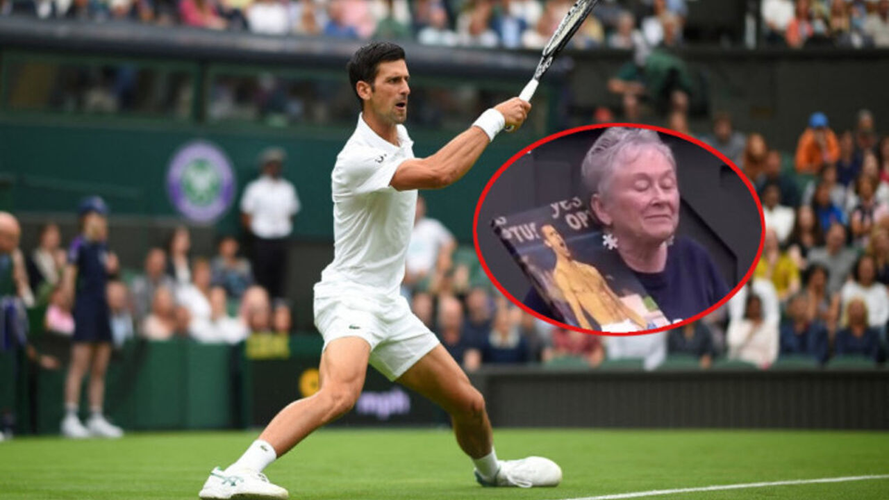 Novak Đoković, baka Murijel