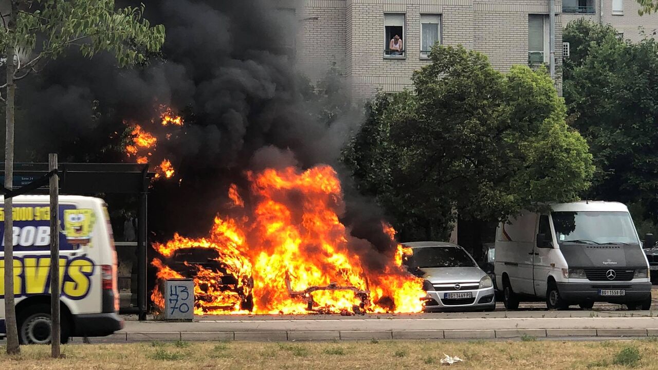 Požar na Novom beogradu