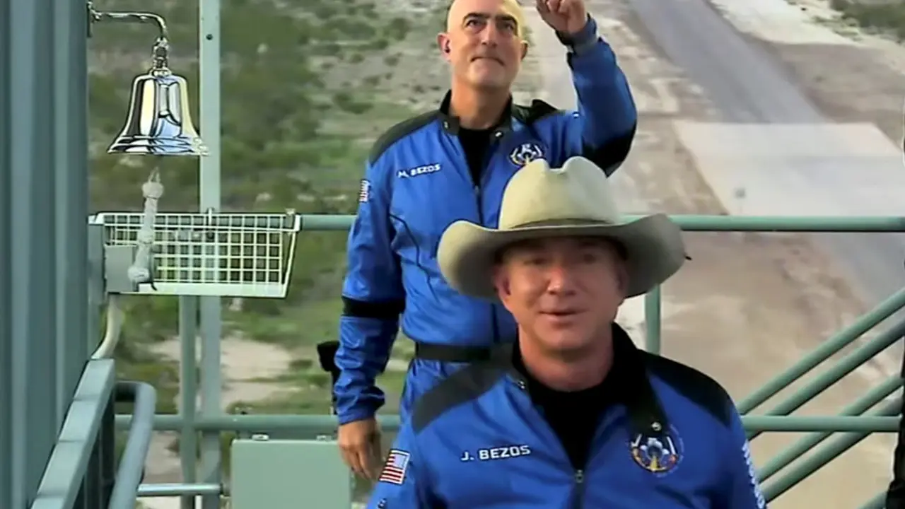 Džef i Mark Bezos