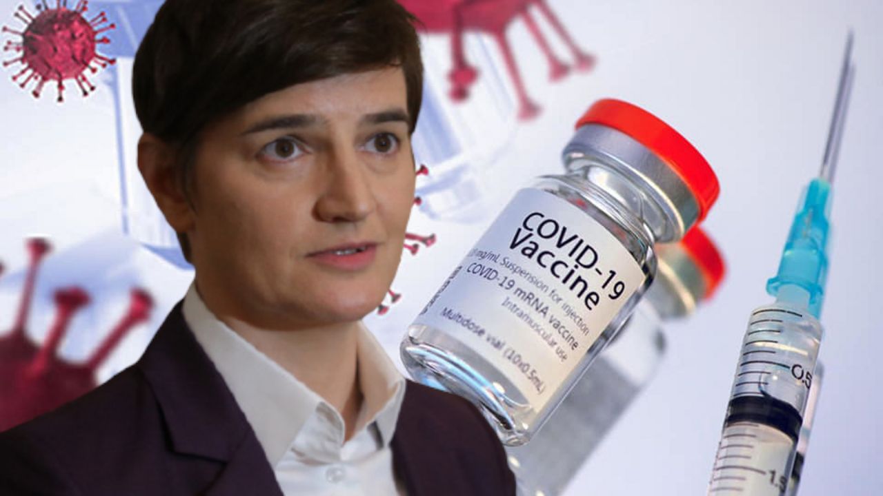 Ana Brnabić, vakcinacija
