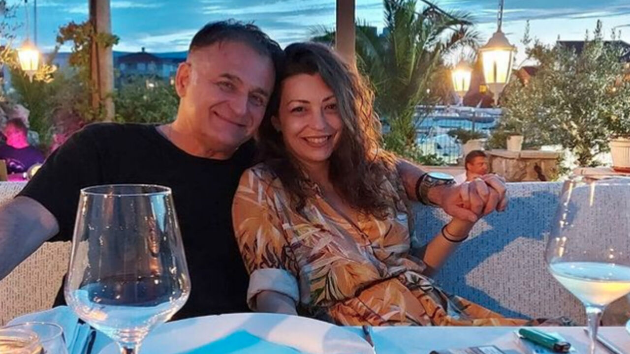 Branislav Lečić sa devojkom