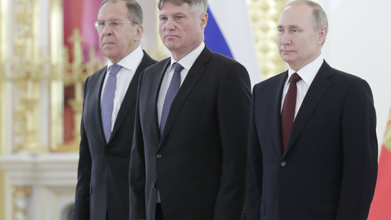 Sergej Lavrov, Miroslav Lazanski i Vladimir Putin
