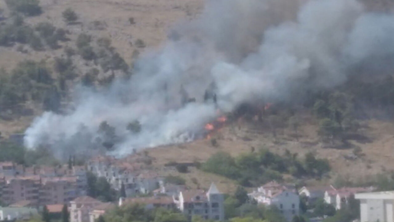Požar kod Podgorice