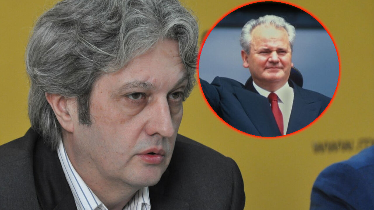 Slobodan Milošević i Milomir Marić