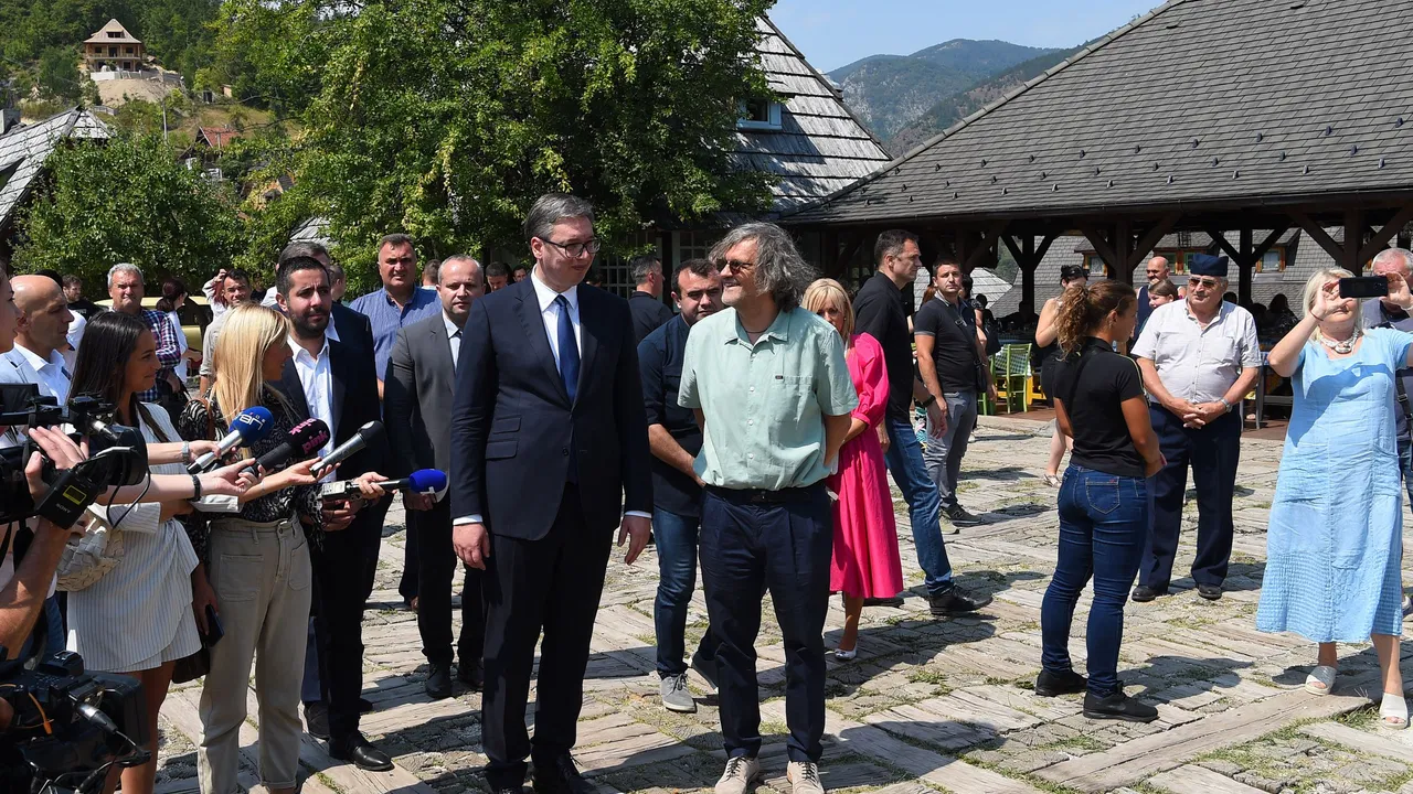 Aleksandar Vučić i Emir Kusturica