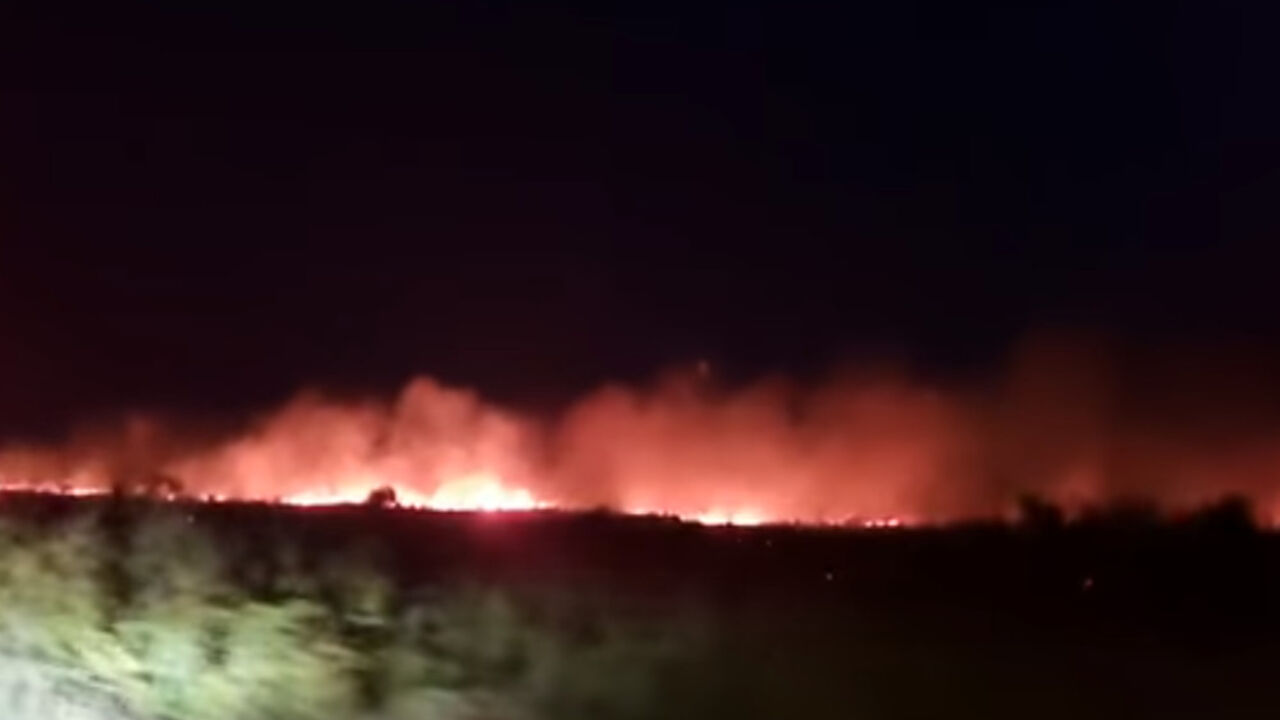 Požar u blizini Zadra